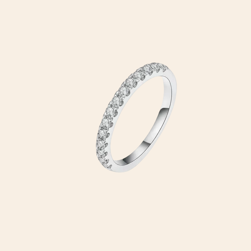 IMOLOVE Lab-Grown Diamond Eternity Ring 18K White Gold
