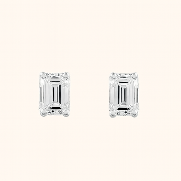 IGI Certified Lab-Grown Round Diamond Stud Earrings