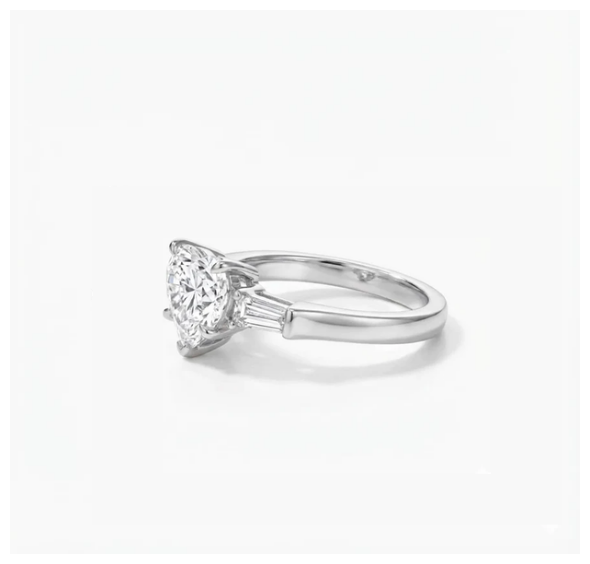 Classic Winston Heart-Cut Diamond Engagement Ring Fine