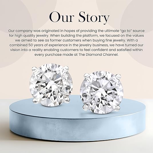 IGI Certified Lab-Grown Round Diamond Stud Earrings