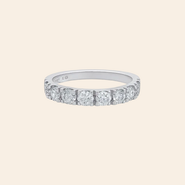 1.5 Carat Lab-Grown Diamond 14K White Gold Wedding Ring