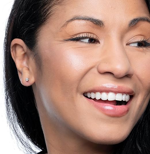 IGI Lab-Grown Round Diamond Stud Earrings 14K Gold