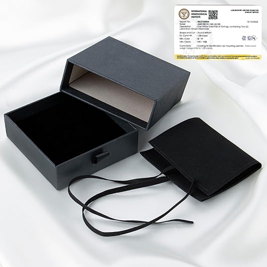 IGI Certified Lab-Grown Diamond Eternity Ring 14K Gold