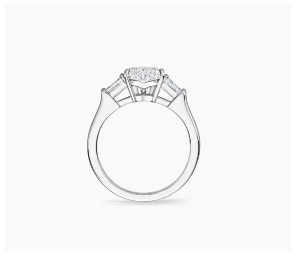Classic Winston Heart-Cut Diamond Engagement Ring Fine