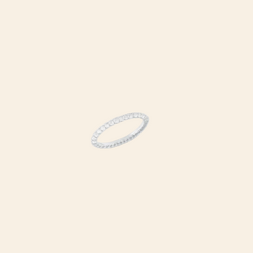 IGI Certified Lab-Grown Diamond Eternity Ring 14K Gold