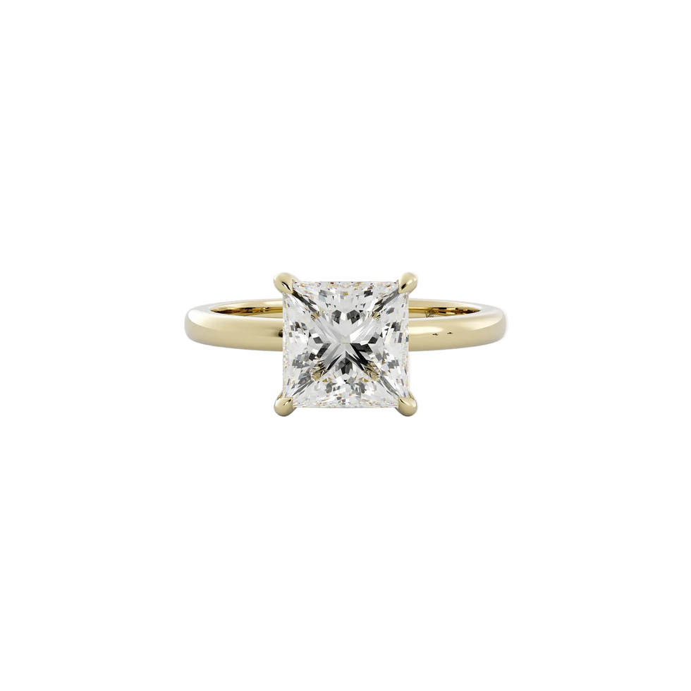 Townes Lab-Grown Diamond 14K White Gold Engagement Ring