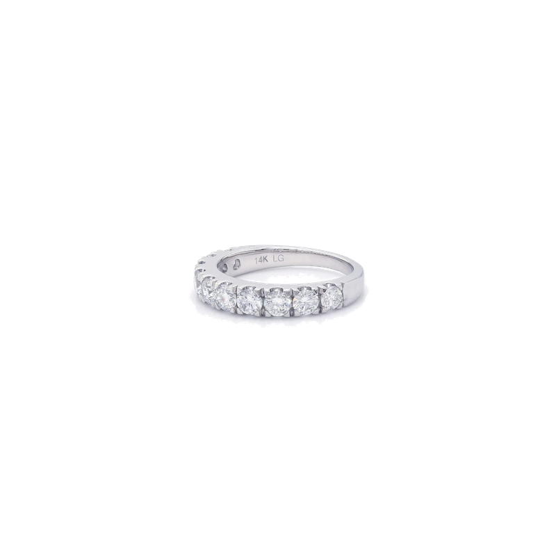 1.5 Carat Lab-Grown Diamond 14K White Gold Wedding Ring