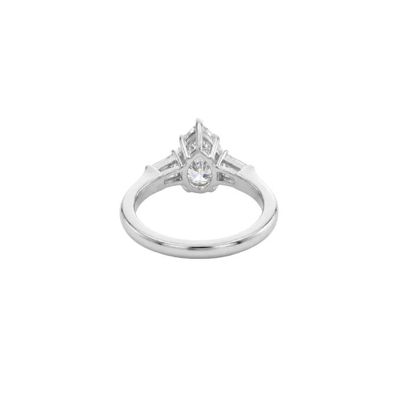 Classic Winston Teardrop-Cut Diamond Engagement Ring Fine