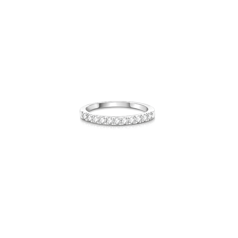 IMOLOVE Lab-Grown Diamond Eternity Ring 18K White Gold