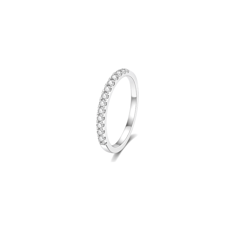 IMOLOVE Lab-Grown Diamond Eternity Ring 18K White Gold