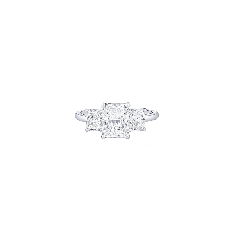 IGI Certified Lab-Grown Diamond 3-Stone Engagement Ring