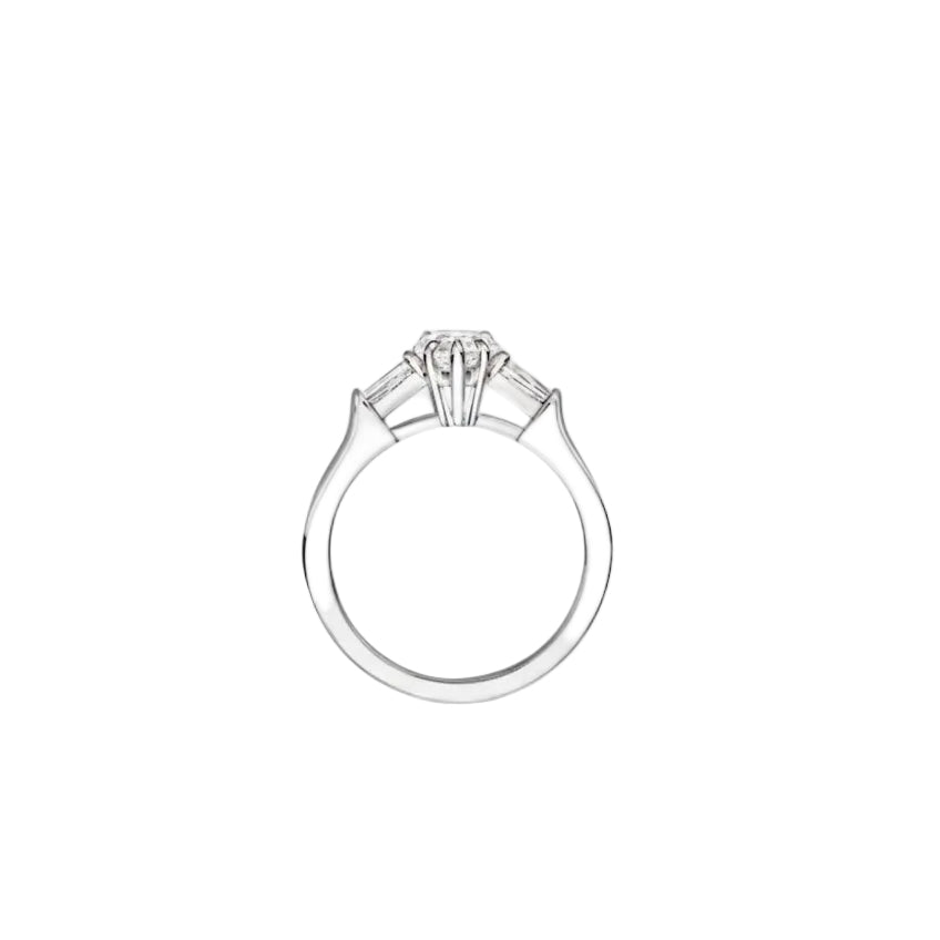 Classic Winston Teardrop-Cut Diamond Engagement Ring Fine