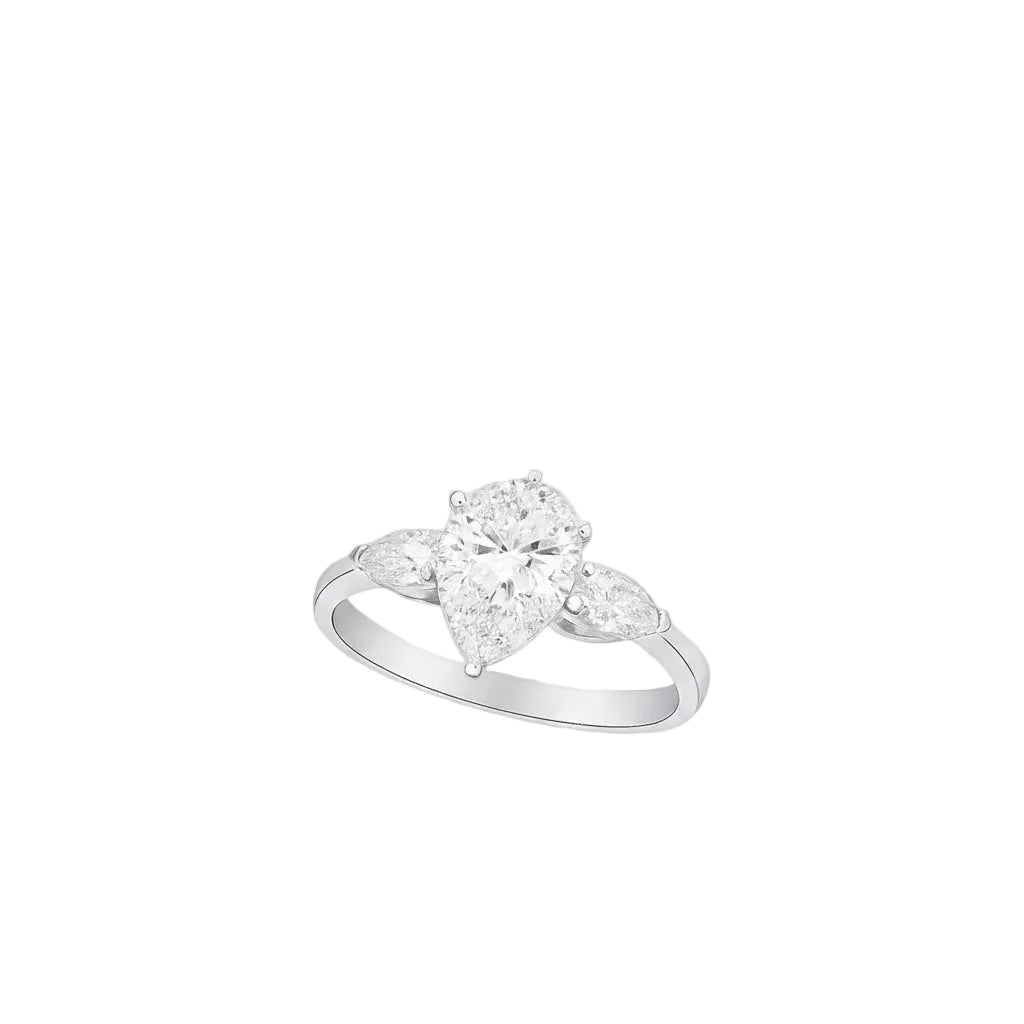 IGI Certified Lab-Grown Diamond 3-Stone Engagement Ring